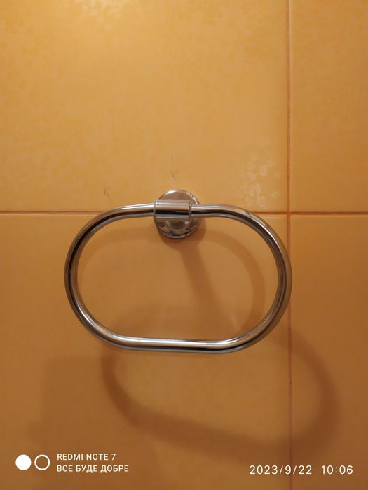 Набір тримачів/підставок для ванної кімнати хромований