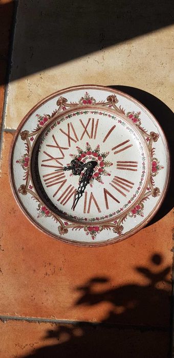 Zegar ścienny talerz porcelanowy Junghans