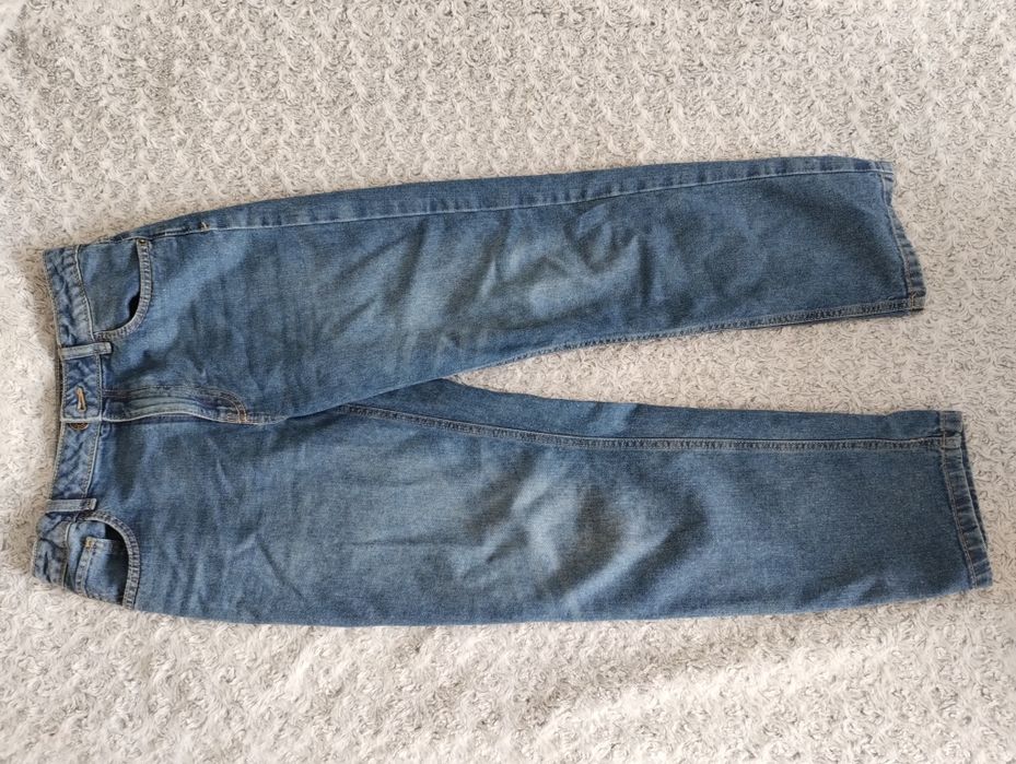 Jeansy straight chłopięce 152/158