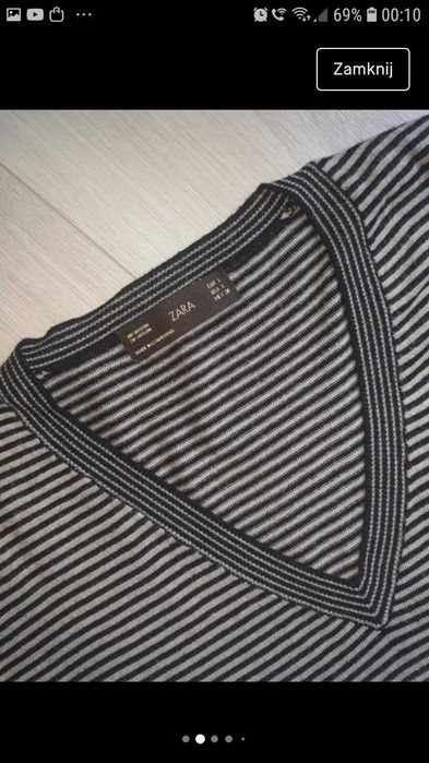 sweterek paski ZARA