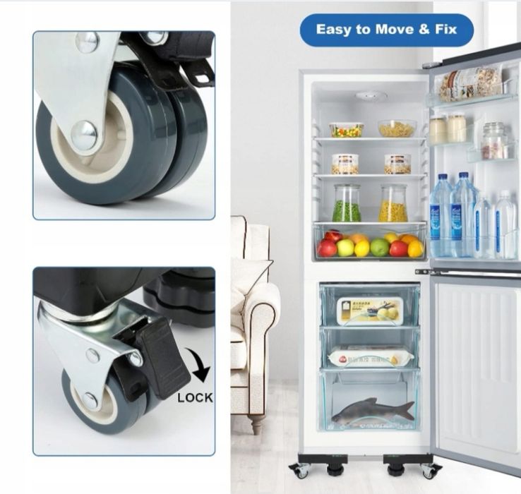 Stojak Podkładka Pod Pralkę lodówkę na  Kółkach do  300KG