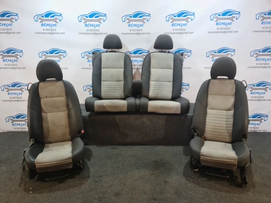 BANCO BANCOS PELE FRONTAL FRENTE TRASEIRO TRÁS AIRBAG VOLVO C30 533