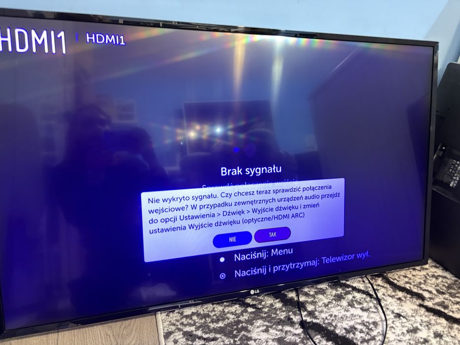 Telewizor LG 43” z wadą