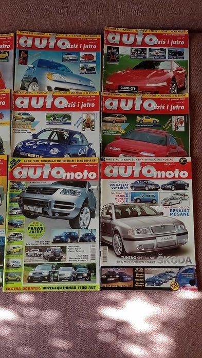 Auto dziś i jutro, Auto moto archiwalne numery
