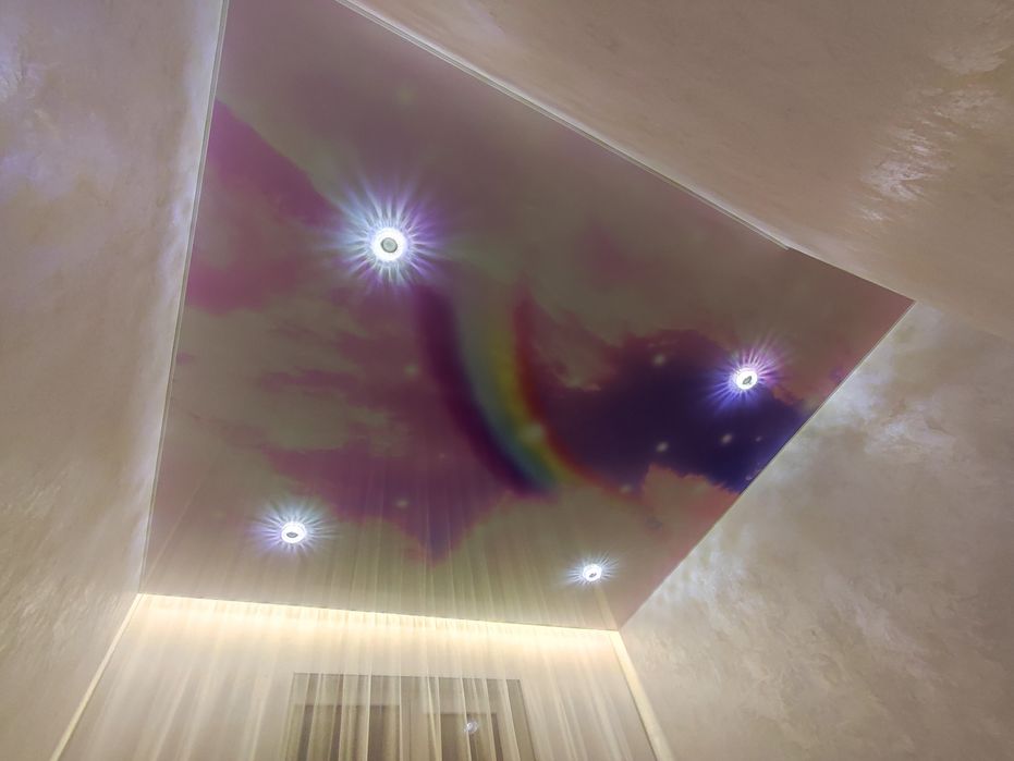 Натяжні стелі, потолки