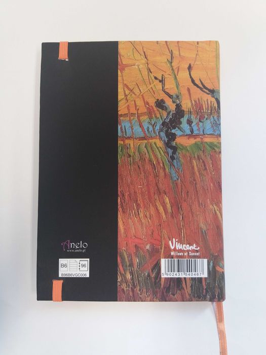 NOTES BRULION PAMIĘTNIK B6 Vincent van Gogh Willows at Sunset