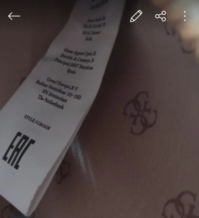 Mala Guess nova e original