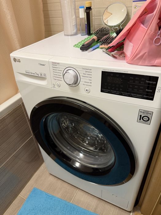Стиральная машина LG F2J5HS6W загрузка 7 кг