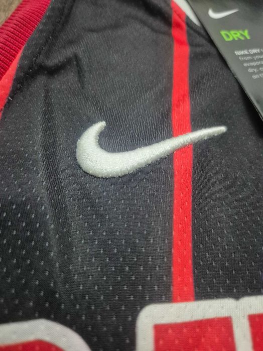 Super czarna koszulka Chicago Bulls na ramiaczka TOP NIKE JORDAN XL