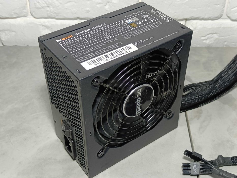 Блок живлення BeQuiet 500W 80 PLUS BRONZE SYSTE POWER 9 S9-500W 8+8GPU