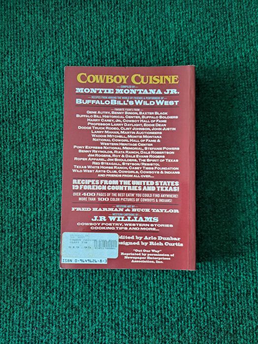 Cowboy Cuisine (Culinária) - Monte Montana Jr