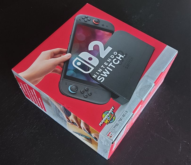 Nintendo Switch 2 com Mario kart  Nova e Selada