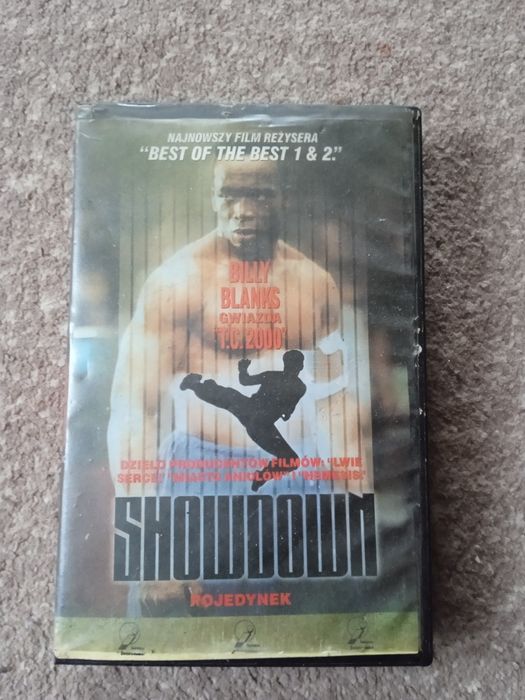 Retro kaset VHS showdown pojedynek