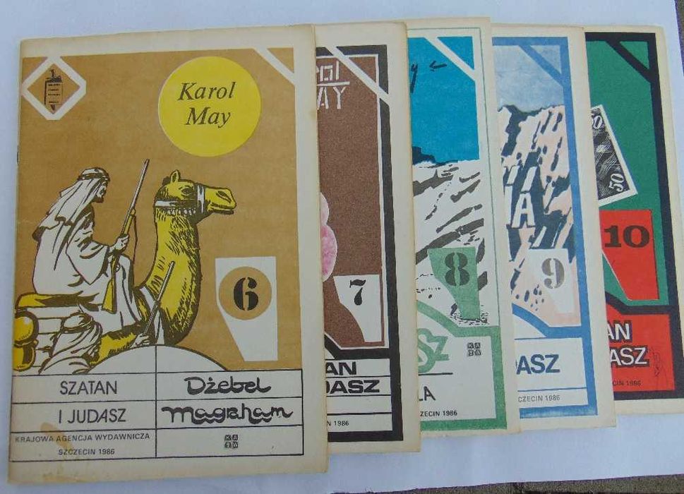 Szatan i Judasz Karol May Zestaw 11 części KAW 1986