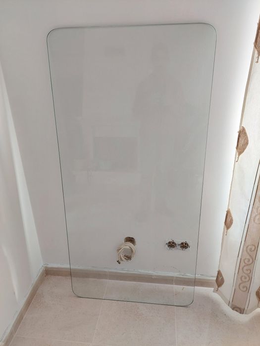 Tampo de mesa em vidro