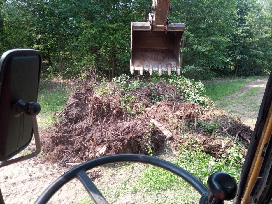 Usługi koparką, koparko-ładowarką, usługi wywrotką Łochów  Kamieńczyk