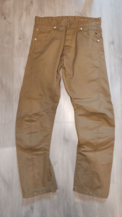 Spodnie Jack & Jones kolor musztardowy