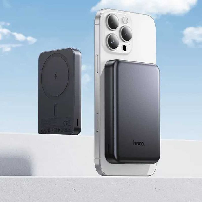 Павербанк з безпровідною зарядкою MagSafe Hoco J160 5000mAh Power Bank