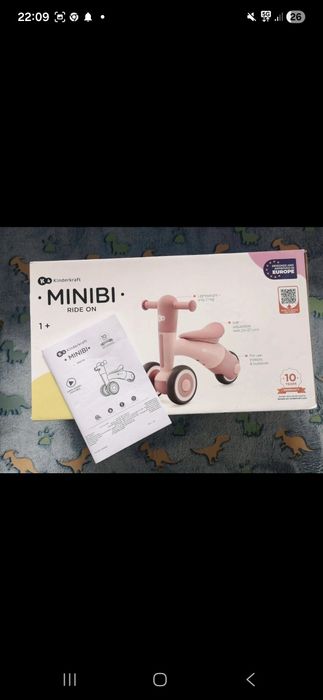Rowerek biegowy Kinderkraft MiniBi