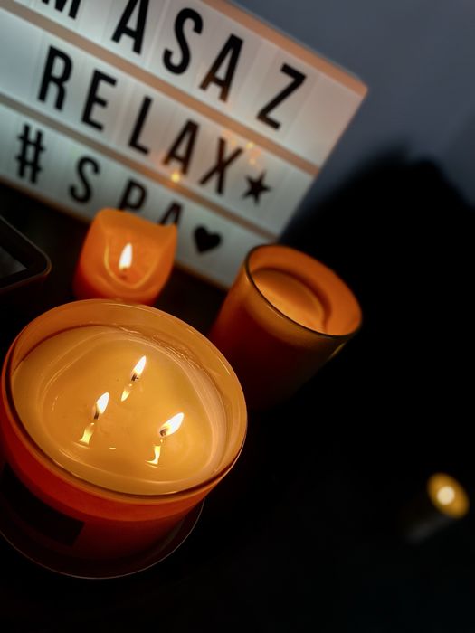 Masaż z aromaterapia. Depilacia