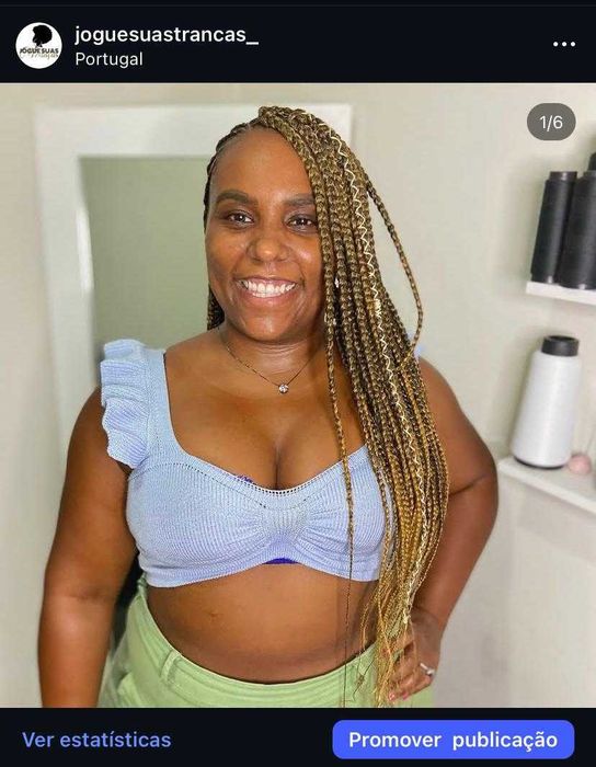 Tranças africanas, nagô, box braids