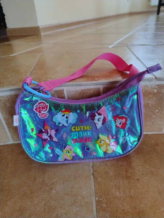 Torebka 23 cm My little pony pasek hologram mlp prezent saszetka