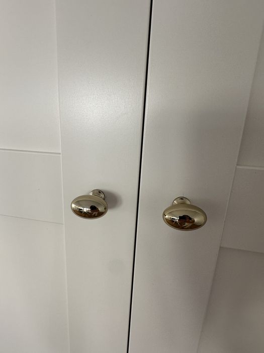 12 puxadores dourados IKEA