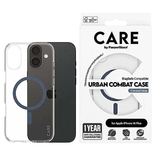 Etui CARE by PanzerGlass Flagship Case z MagSafe na iPhone 16 Plus - n