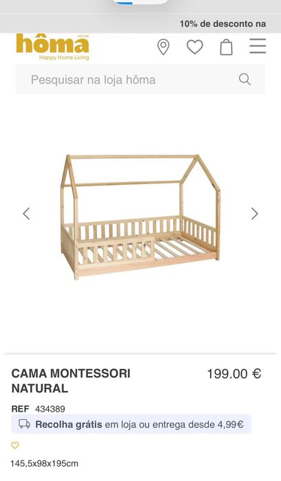 Cama Montessori HOMA