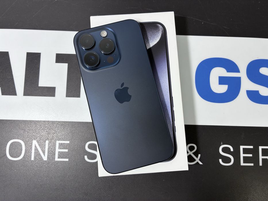 Zadbany Apple iphone 15 Pro 128GB Blue bateria 89%