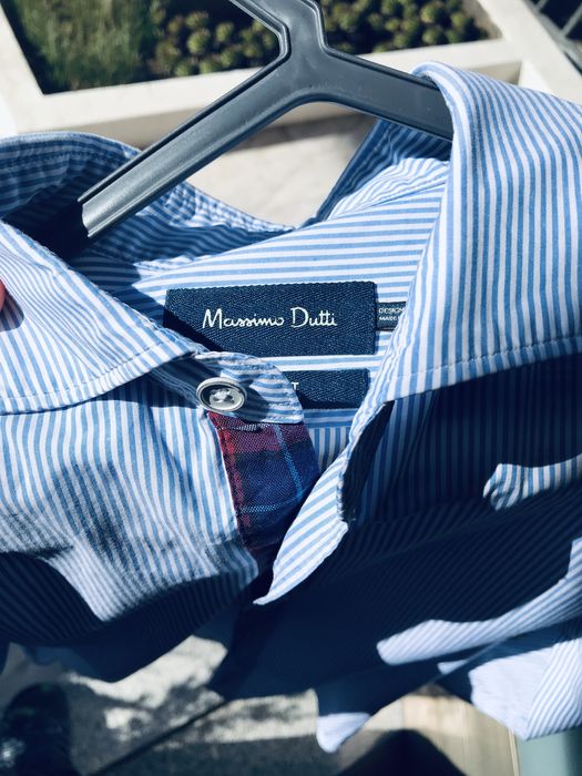 Camisas homem slim fit sacoor e massimodutti tamanho S