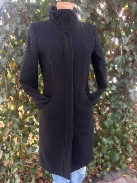 wiosenny wełniany płaszcz topshop