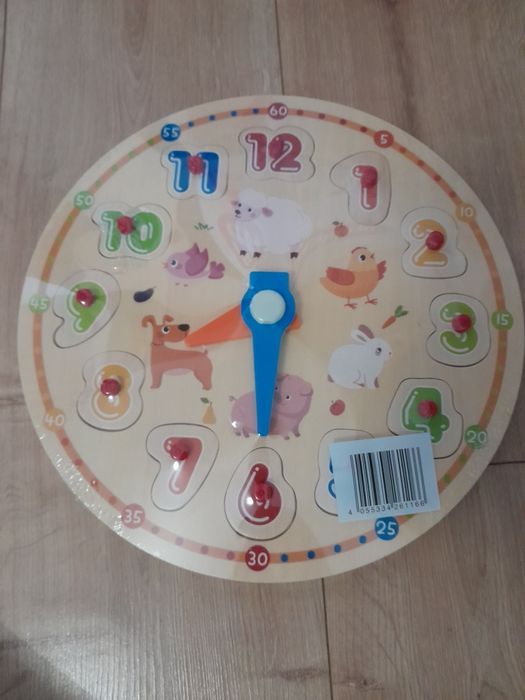 Zegar edukacyjny Nowy