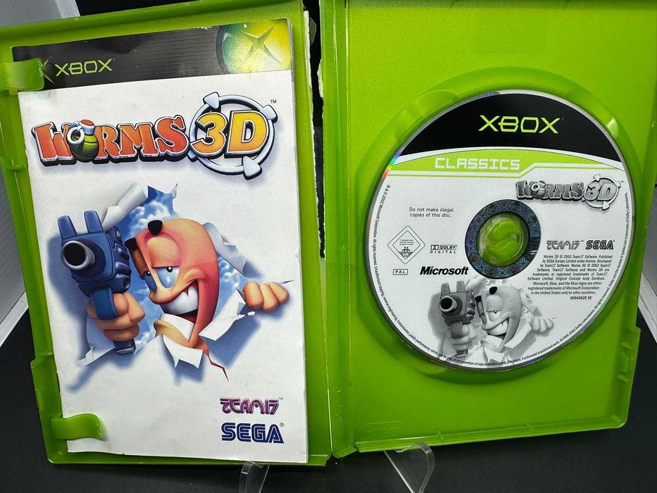 Gra na xbox classic Worms 3D