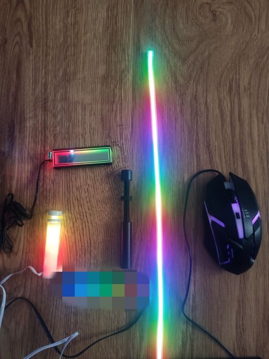 Komputer oświetlenie sterownik z pilotem ARGB