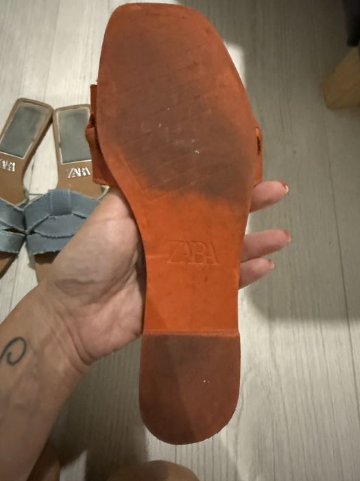 Шикарні шльопанці босоніжки zara 36