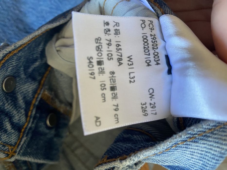 Calças da levis  501 ORIGINAIS