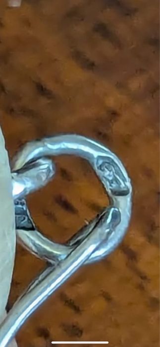 Srebrny wisior  60 cm