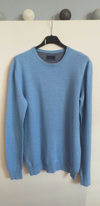 Sweterek męski błękitny