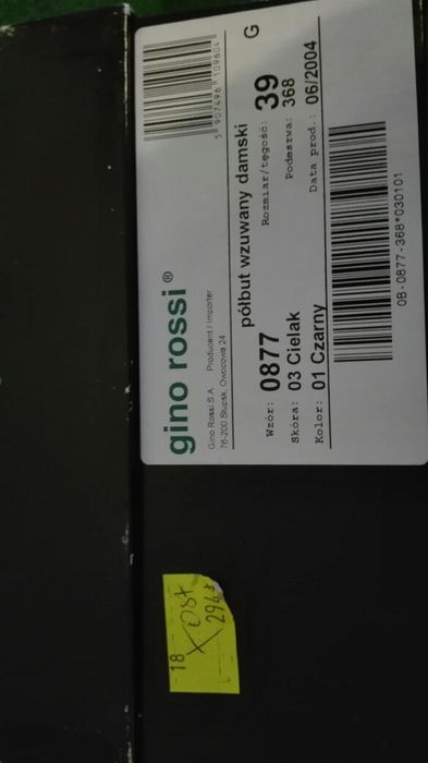 Pantofle Gino Rossi, r. 39.