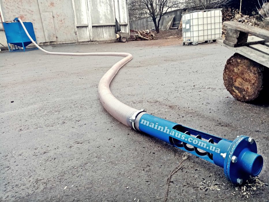 шнек зерновий гнучкий навантажувач спіральний гибкий для кукурудзи сої