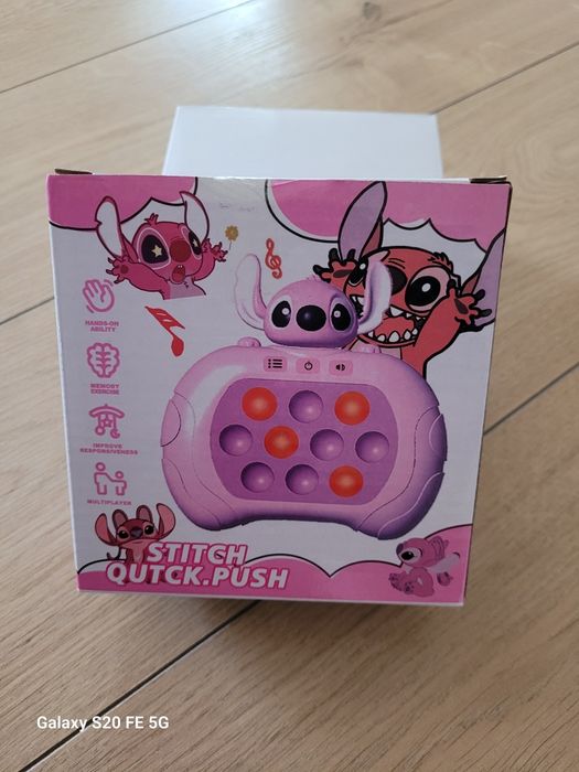 Popit Angel różowy gra zręcznościowa