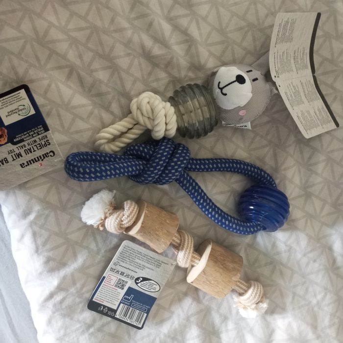 Zestaw zabawek dla pupila nowe