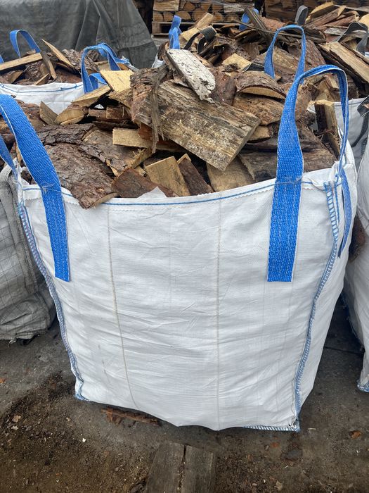 Drewno opałowe sosnowe cięte opał suche ciete 20-30 cm transport