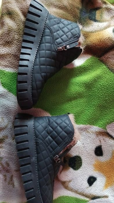 Buty damskie z futerkiem