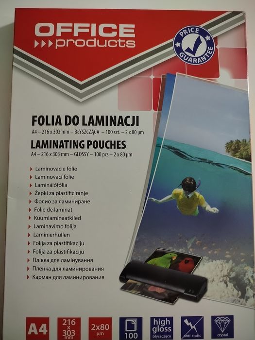 Folia laminacyjna A4