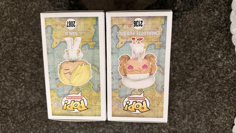 Funko pop one piece sanji 2087 charlotte pudding 2136