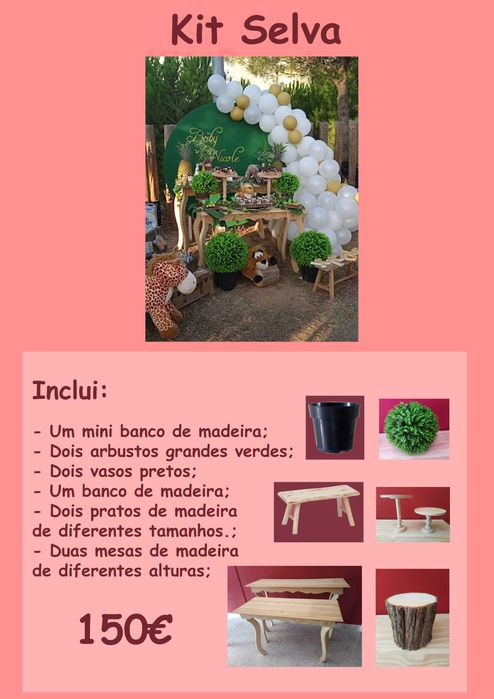 Material para festa, kits completos!
Faça já a sua festa!