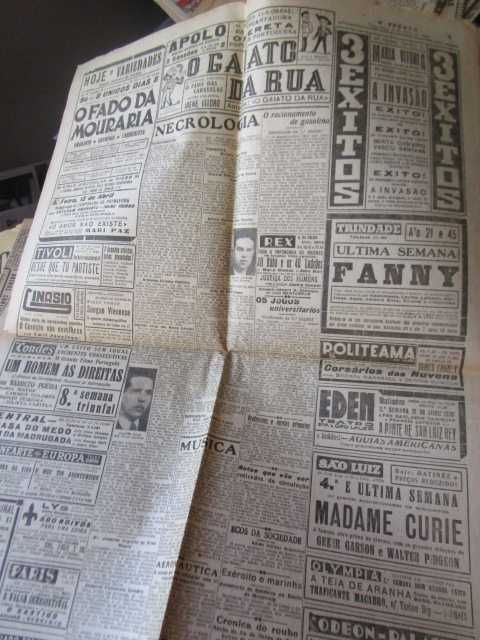 O Século Segunda Guerra mundial 3-4-1945 Teatro Revista Parque Mayer