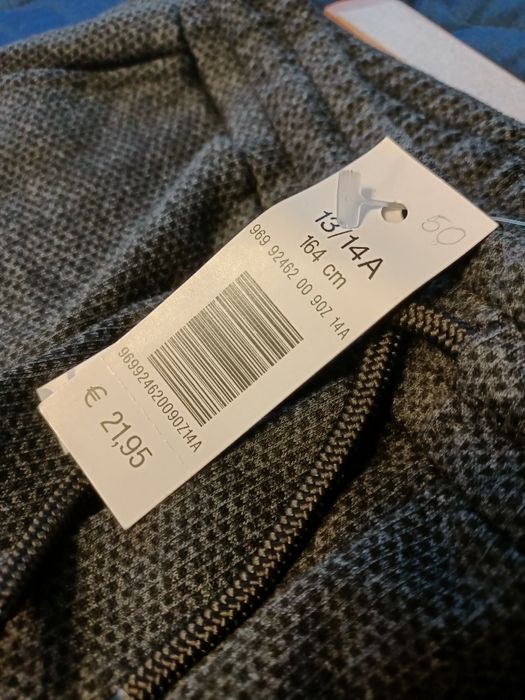 Spodnie młodzieżowe chłopak 164 cm wygodne